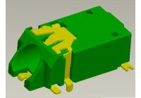 4.5H 3.5斜口耳机座板上型