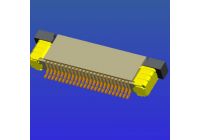 0.5mm间距全包上接抽屉式FPC