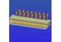 1.0mm间距B型单面接弯针无锁式FPC