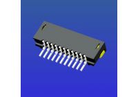 1.0mm间距E型双面接T2卧贴无锁式FPC