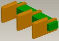 2.8H 3.75PITCH 0.6厚刀片式电池座