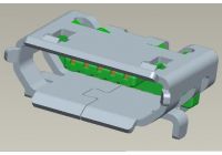MICRO USB 5PIN PH 0.65mm H 2.50mm 4DIP TYPE