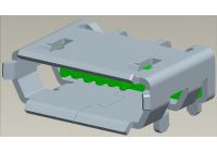 MICRO USB 7PIN PH 0.050mm H 2.35mm 4DIP TYPE