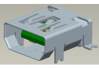 MINI USB 10PIN PH 0.40mm H 3.70mm 2DIP TYPE+2SMT TYPE